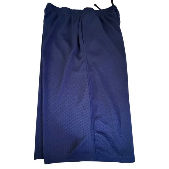 New Balance Youth XL Athletic Basketball Shorts Navy Blue - Picture 2 of 13